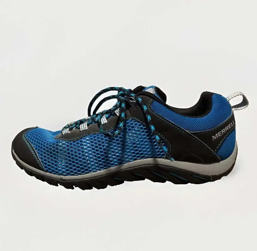Merrell Mens 8 Riverbed 2 Hiking Sneakers Shoes Blue J12665 Outdoor Athletic